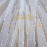 Dallies-Eden-Mariages  Voile de Mariée Voile de Mariage Perlé