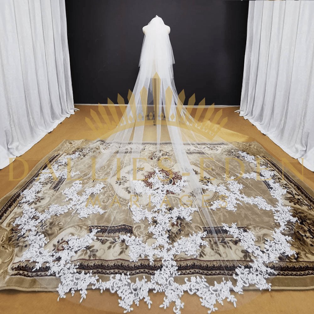 Dallies-Eden-Mariages  Voile de Mariée Voile de Mariée Dentelle