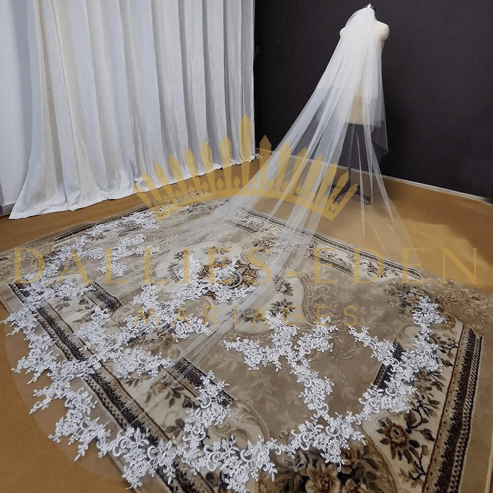 Dallies-Eden-Mariages  Voile de Mariée Voile de Mariée Dentelle