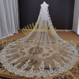 Dallies-Eden-Mariages  Voile de Mariée Voile de Mariée Dentelle Blanc