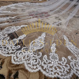 Dallies-Eden-Mariages  Voile de Mariée Voile de Mariée Dentelle Blanc