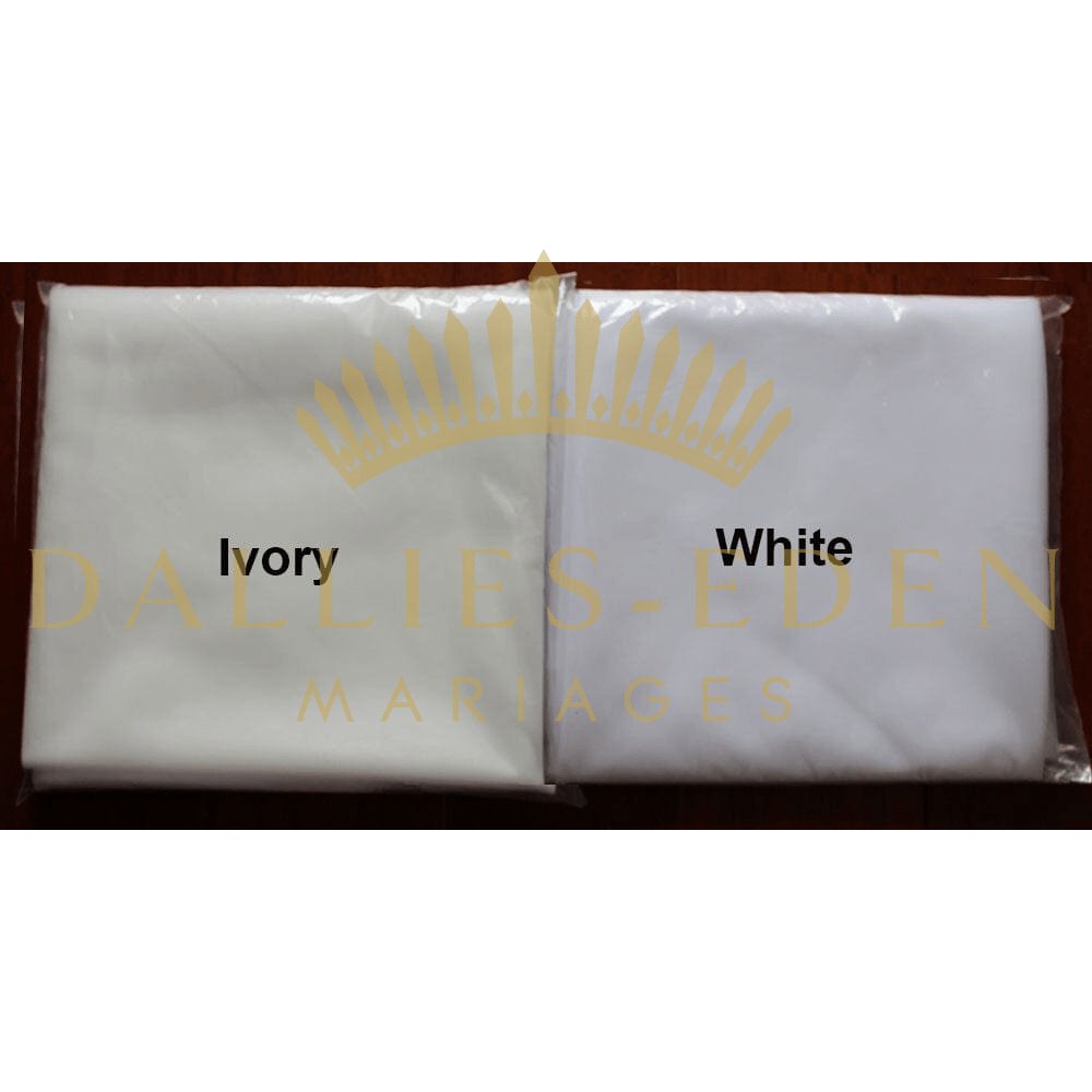 Dallies-Eden-Mariages  Voile de Mariée Voile de Mariée Dentelle Blanc