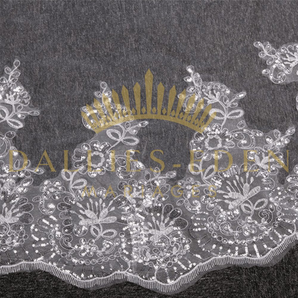 Dallies-Eden-Mariages  Voile de Mariée Voile de Mariée Princesse