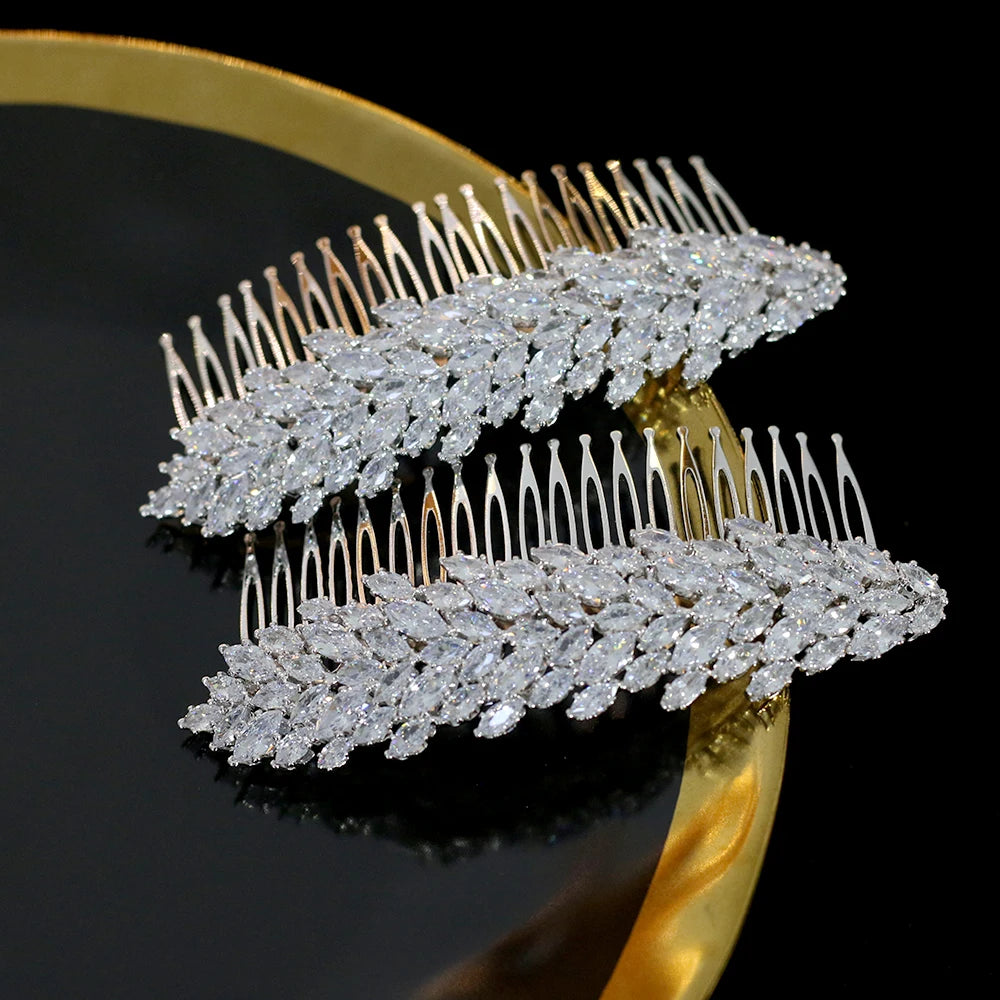 Peigne Argenté de Mariage