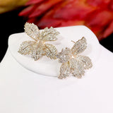 Boucle D'oreilles de Mariage Dorée