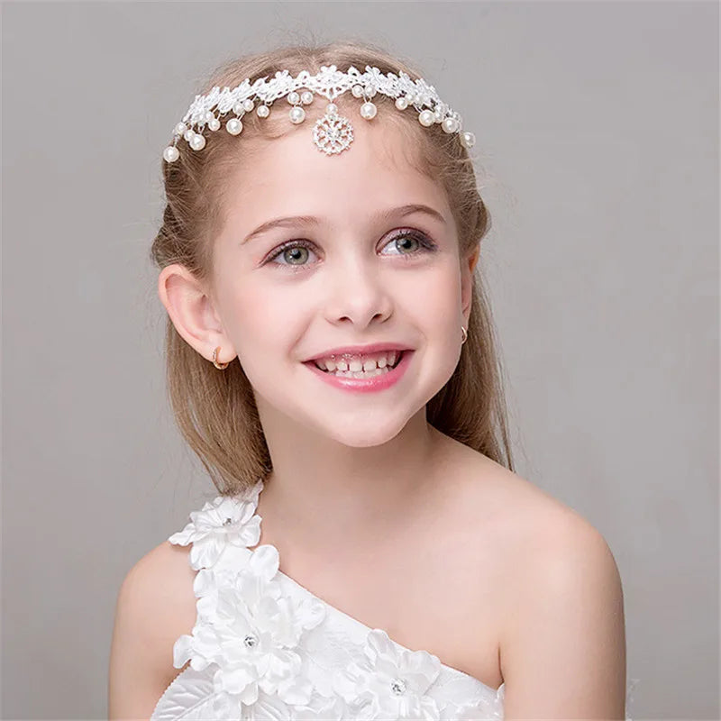 Diadème Perles - Fille