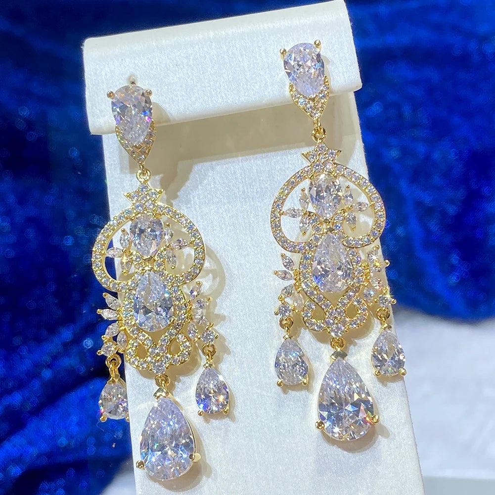 Boucle d'Oreilles Dorée