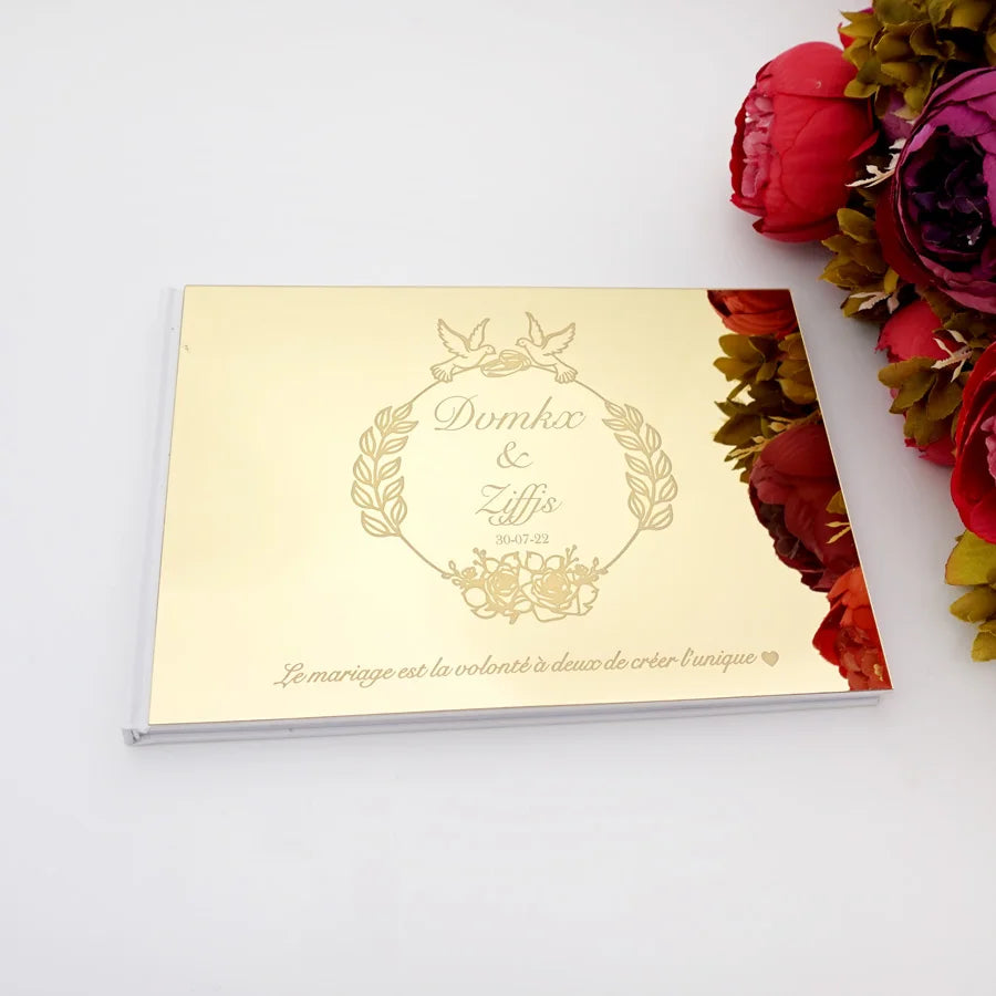 Livre D'or Personnalisable pour Mariage