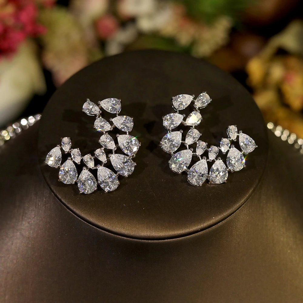 Parure Collier et Boucle d'Oreille Mariage