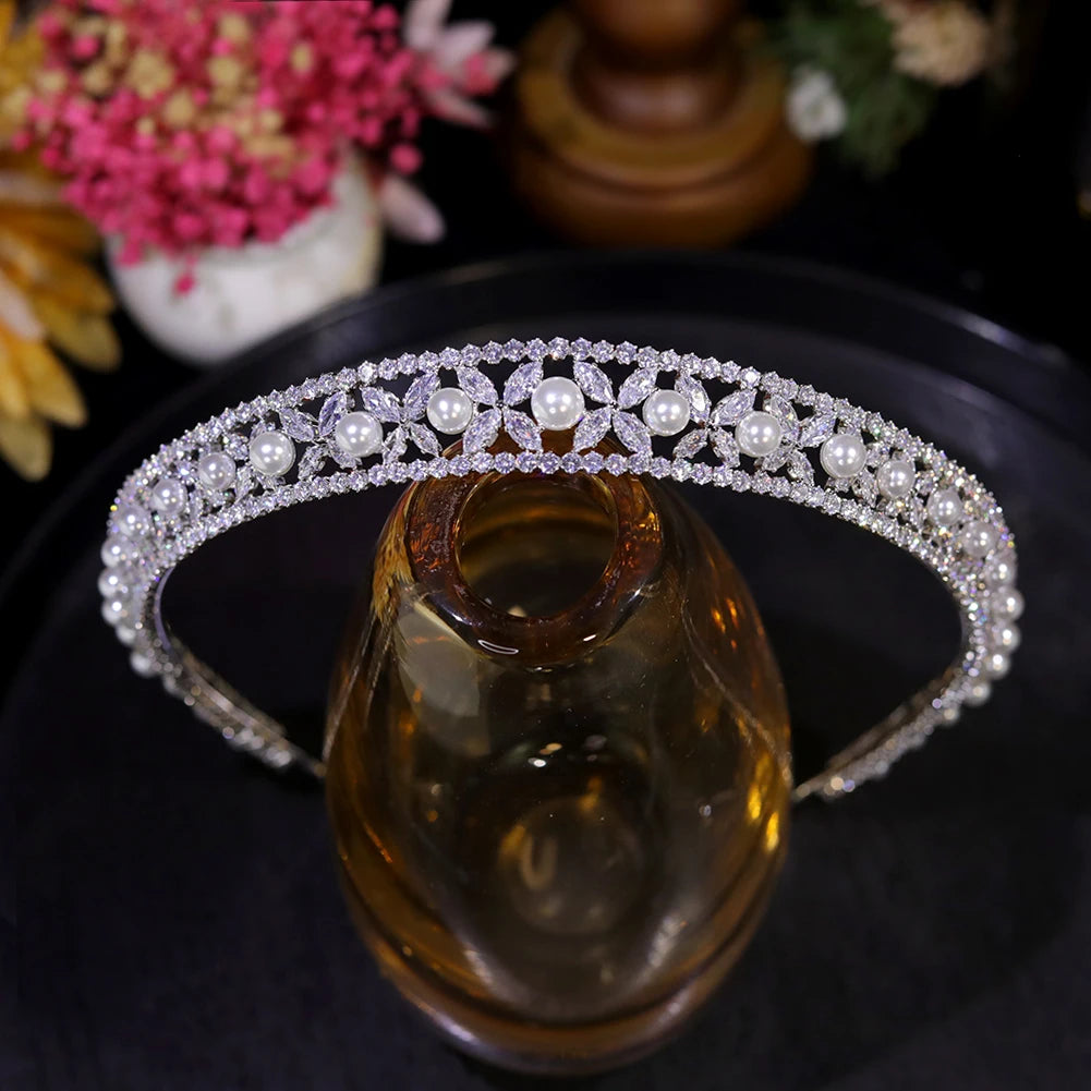 Diadème Zircon Cubic