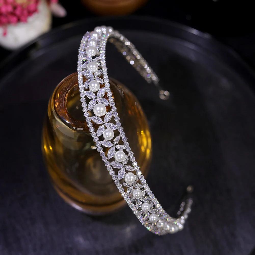 Diadème Zircon Cubic