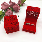 Ecrin à Alliances Rouge