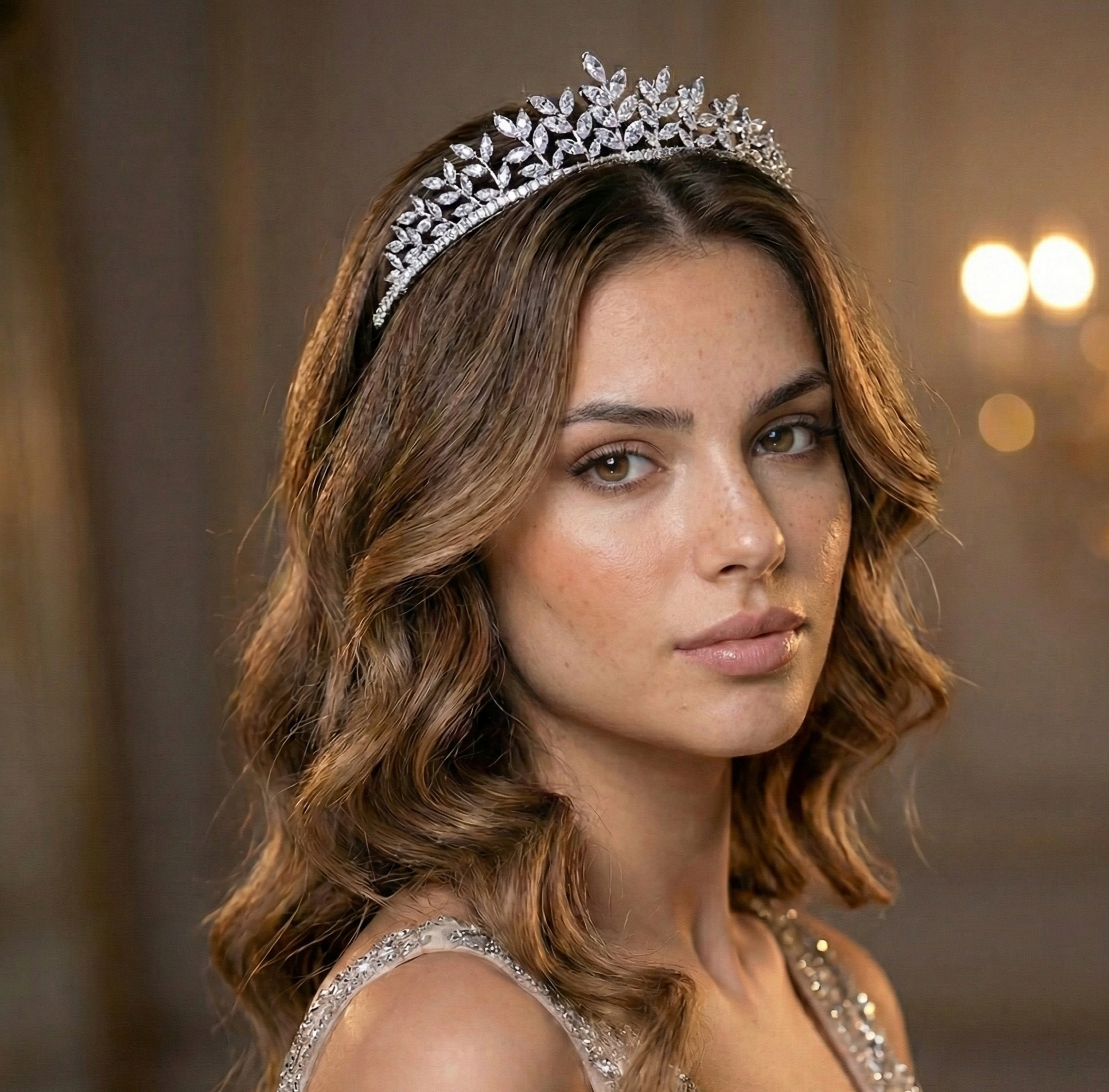 Diadème de Mariage Crystal