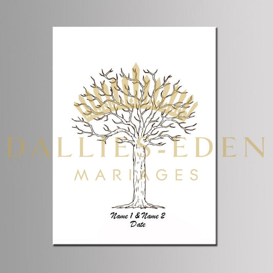 Arbre à empreinte mariage - Arbre - Dallies-Eden-Mariages Boutique de Bijoux et d’accessoires de Mariage