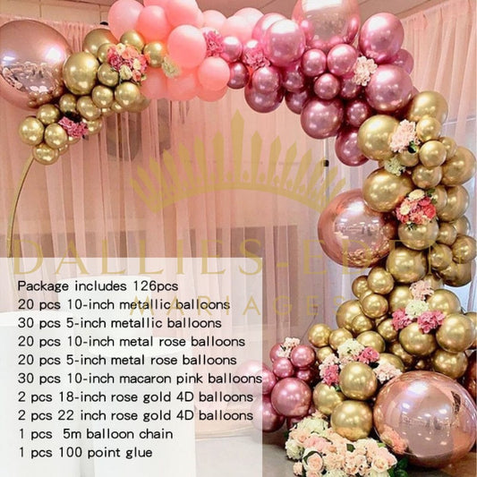 Arche de Ballon Rose - Dallies-Eden-Mariages