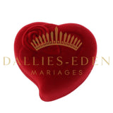 Boite à alliance Coeur - Dallies-Eden-Mariages