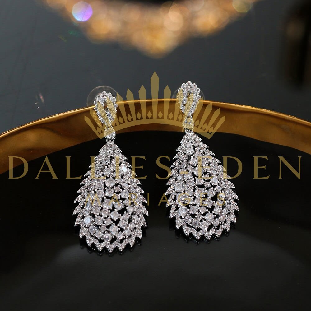 Boucle d'oreilles Crystal - Dallies-Eden-Mariages