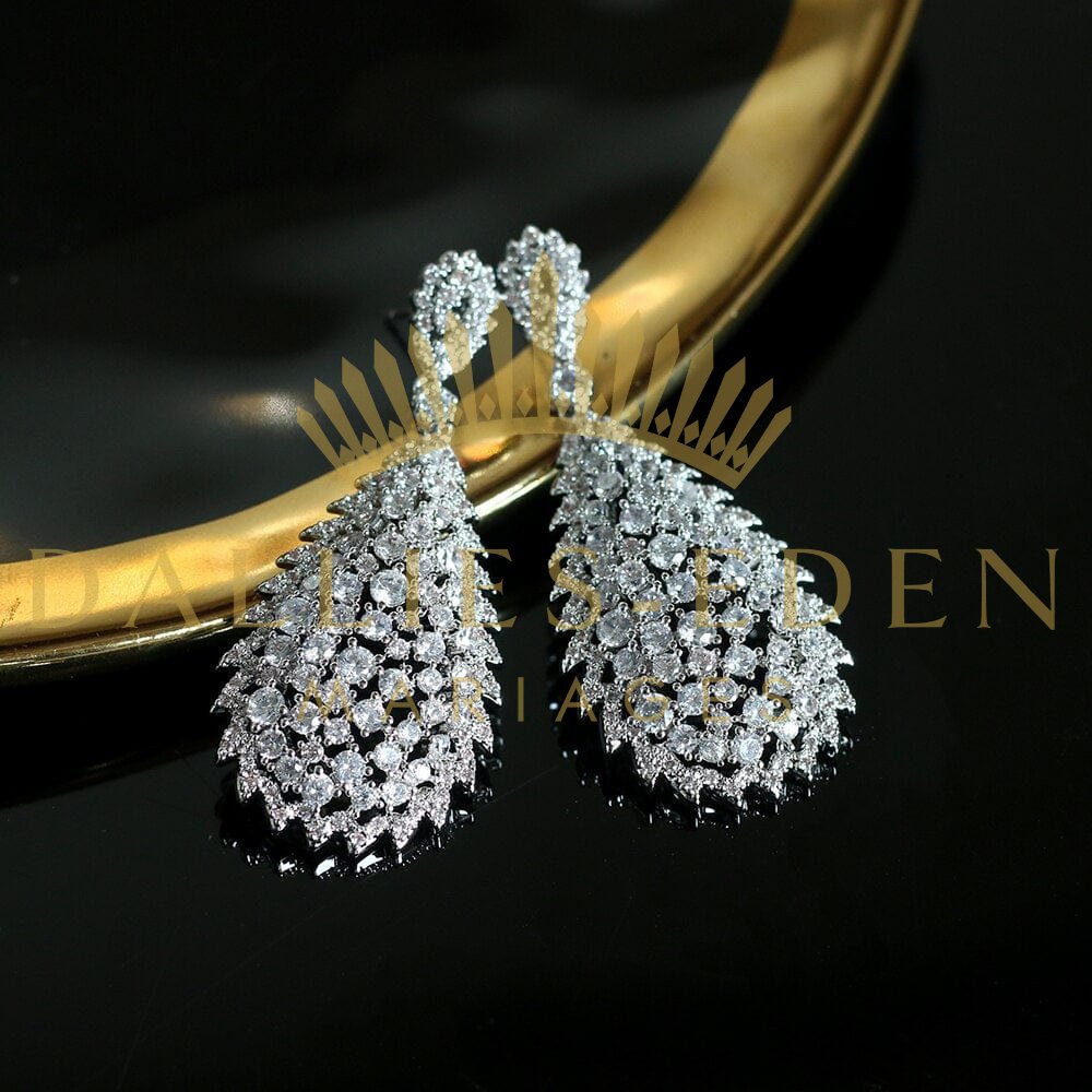 Boucle d'oreilles Crystal - Dallies-Eden-Mariages