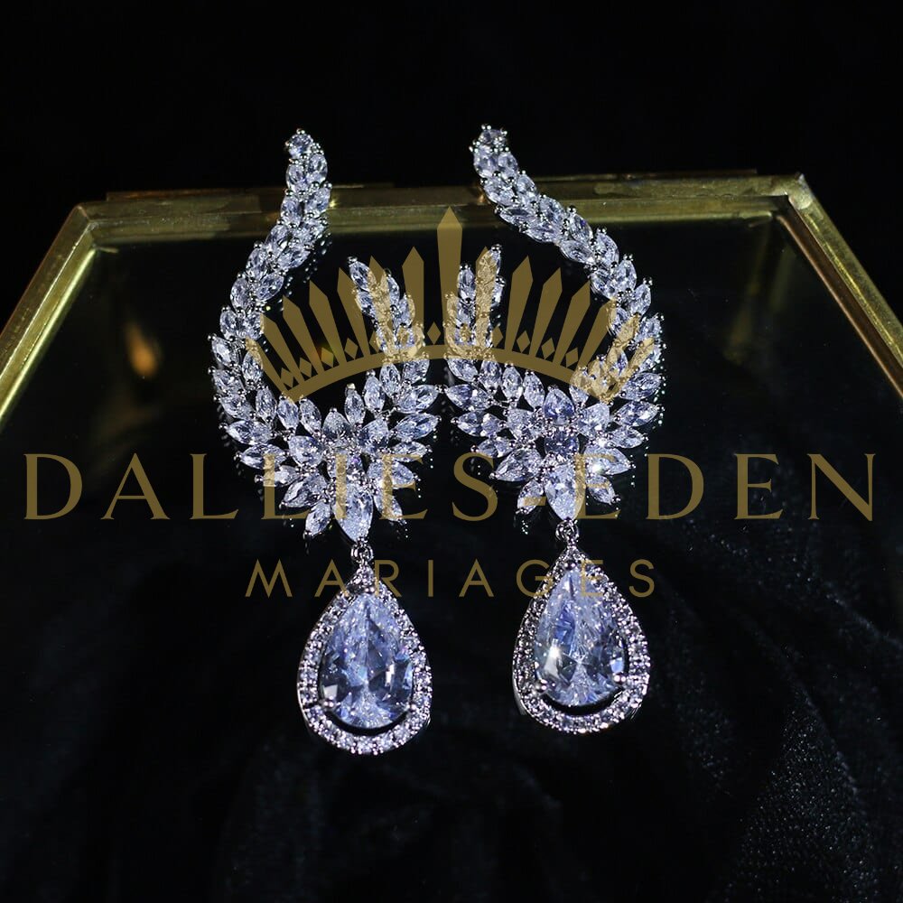 Boucles d'Oreilles Italienne - Dallies-Eden-Mariages