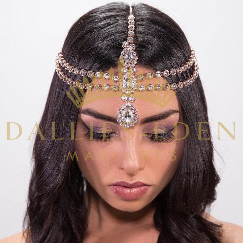 Collier de Tête Dubai - Dallies-Eden-Mariages