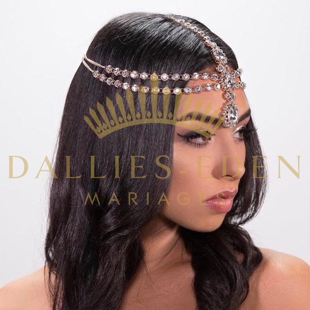 Collier de Tête Dubai - Dallies-Eden-Mariages