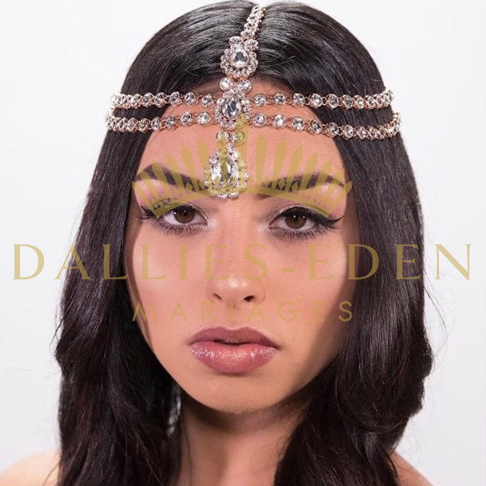 Collier de Tête Dubai - Dallies-Eden-Mariages