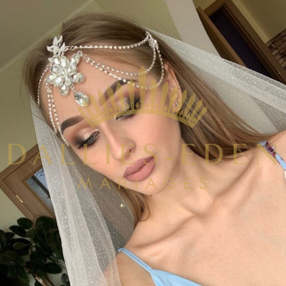 Collier de tête Maria - Dallies-Eden-Mariages