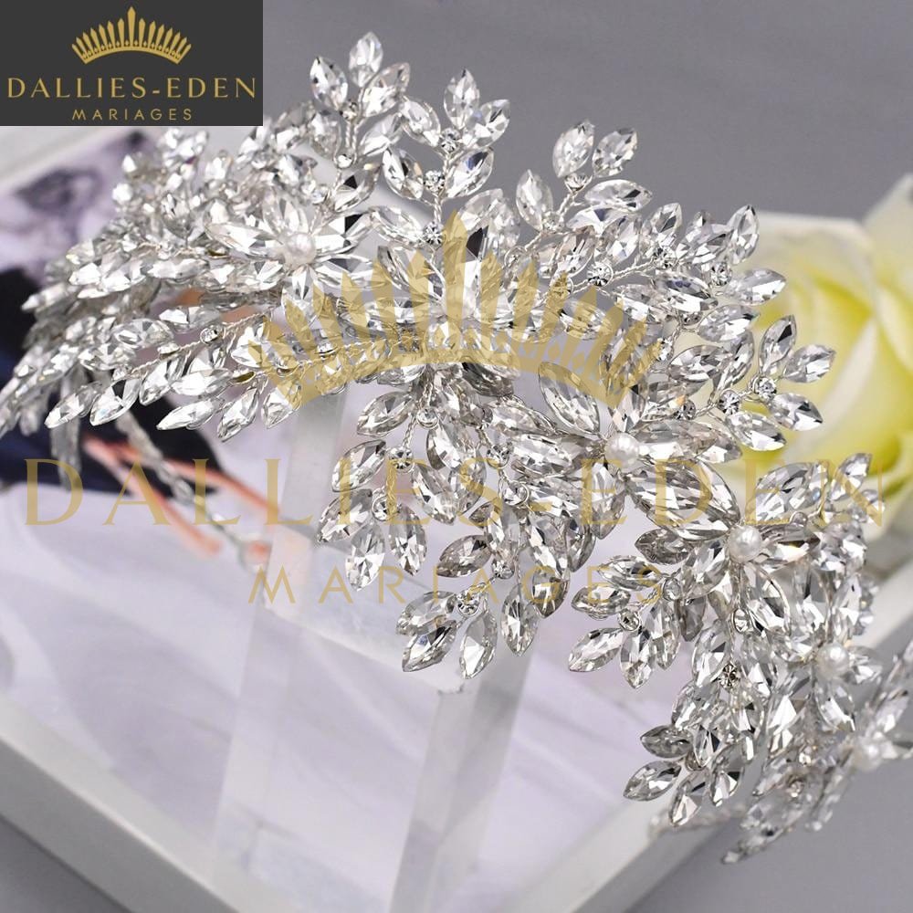 Diademe Mariage Cheveux Long - Dallies-Eden-Mariages