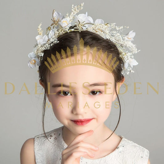 Diadème Mariage Enfant - Dallies-Eden-Mariages