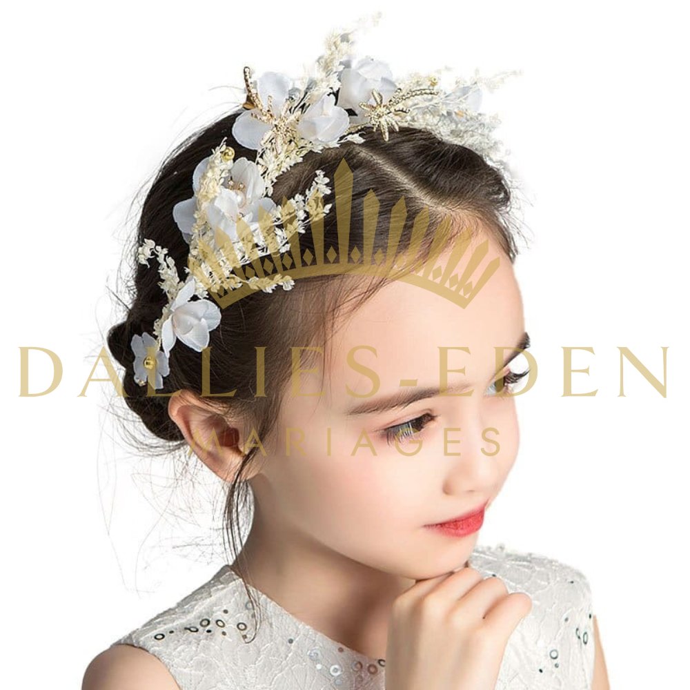 Diadème Mariage Enfant - Dallies-Eden-Mariages