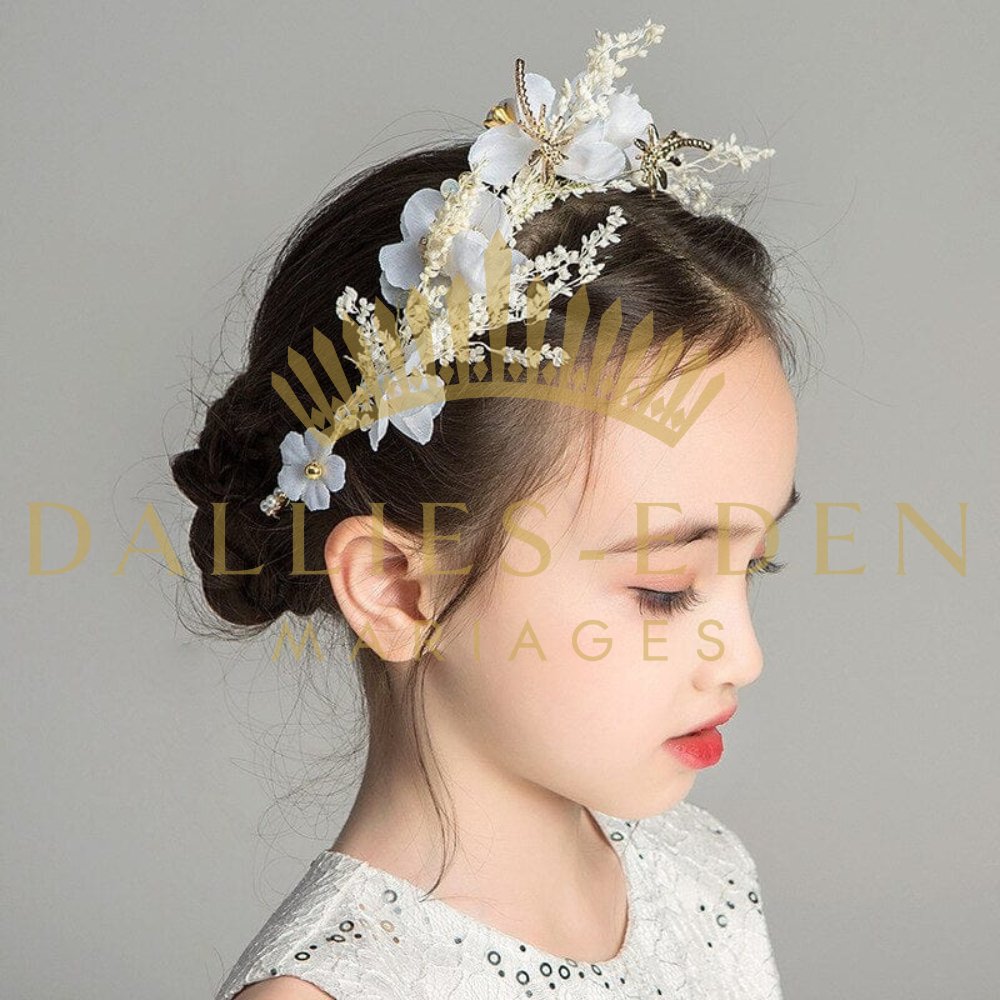 Diadème Mariage Enfant - Dallies-Eden-Mariages