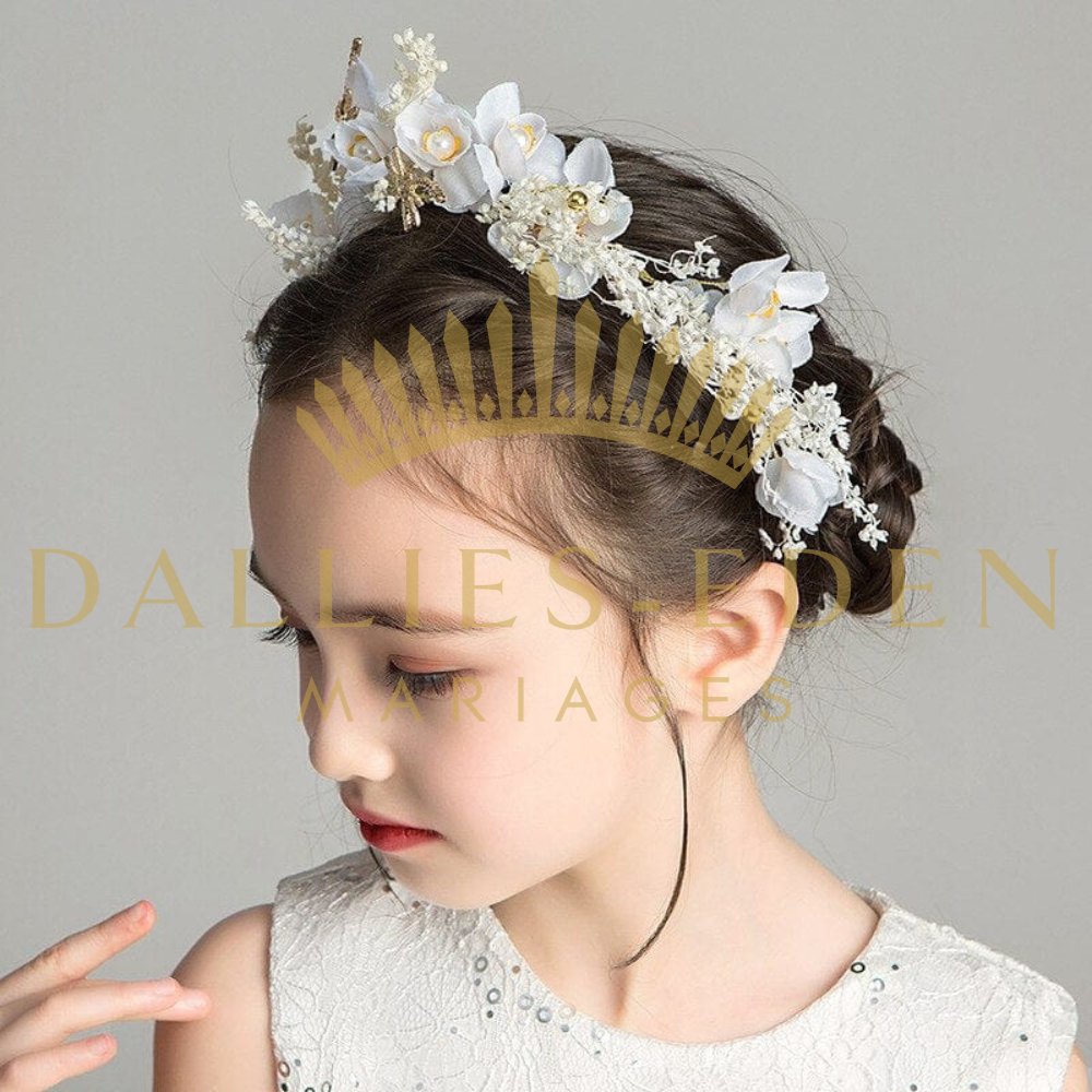 Diadème Mariage Enfant - Dallies-Eden-Mariages