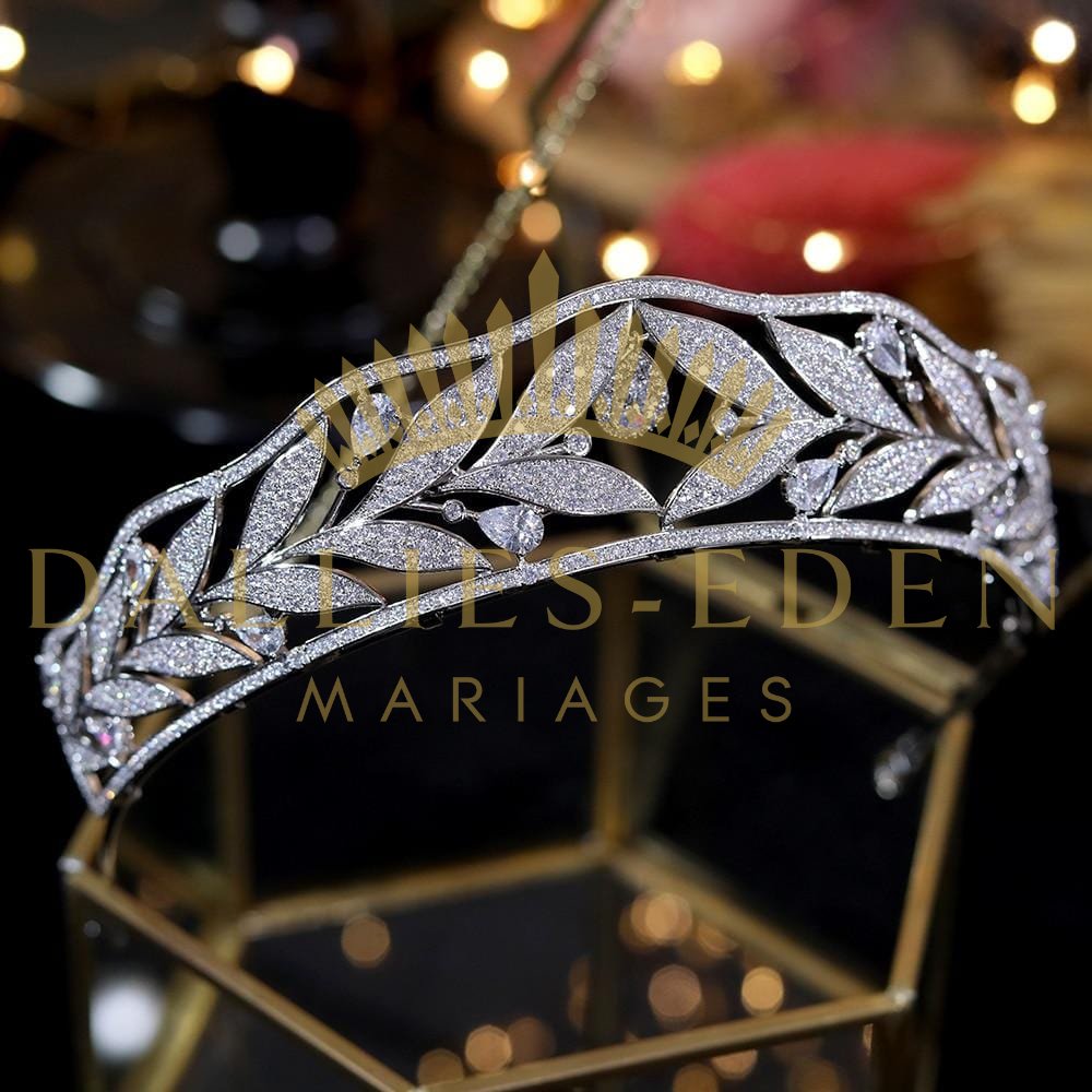 Diademe Mariage Luxe - Dallies-Eden-Mariages