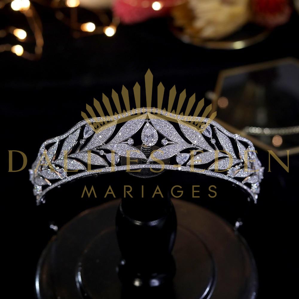 Diademe Mariage Luxe - Dallies-Eden-Mariages