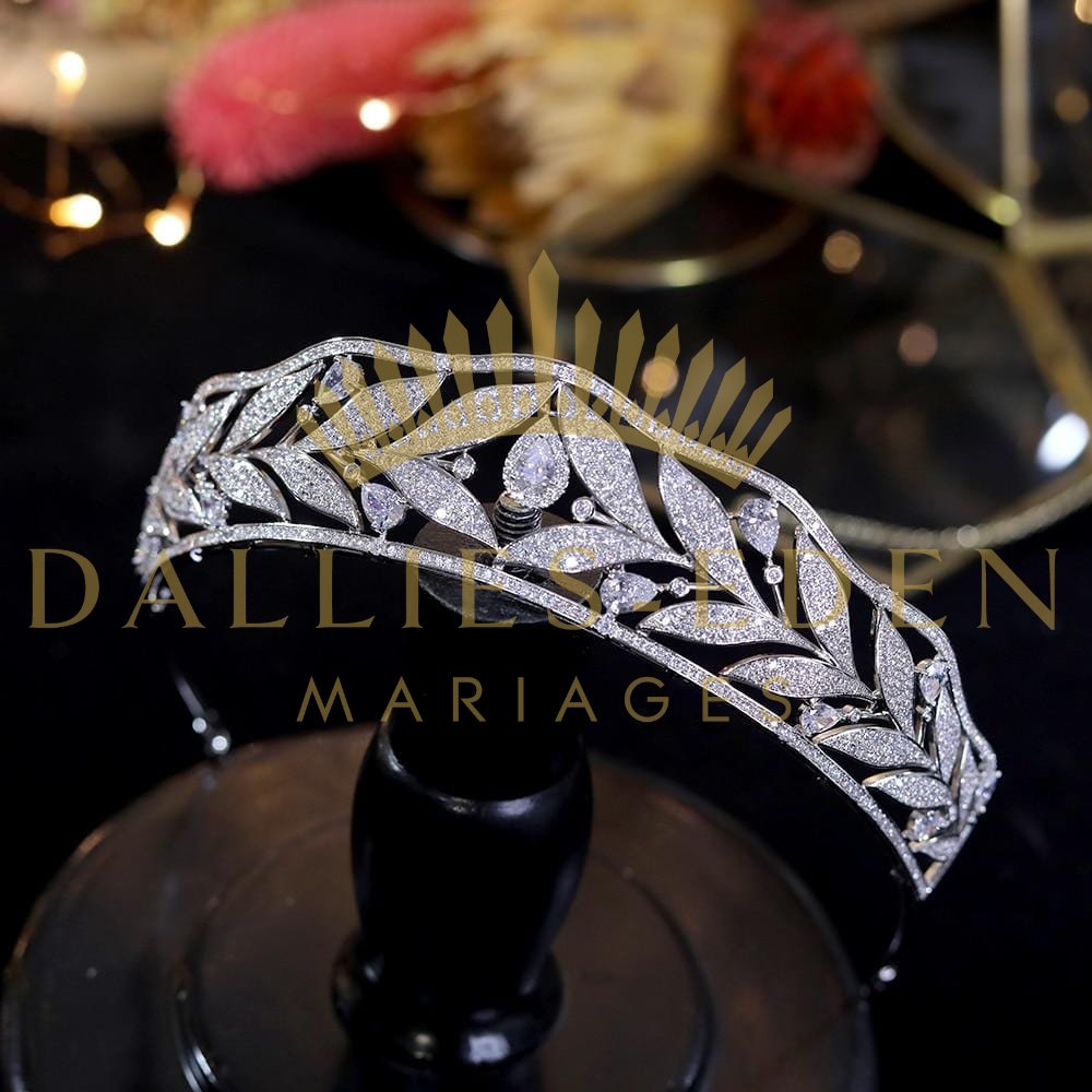 Diademe Mariage Luxe - Dallies-Eden-Mariages