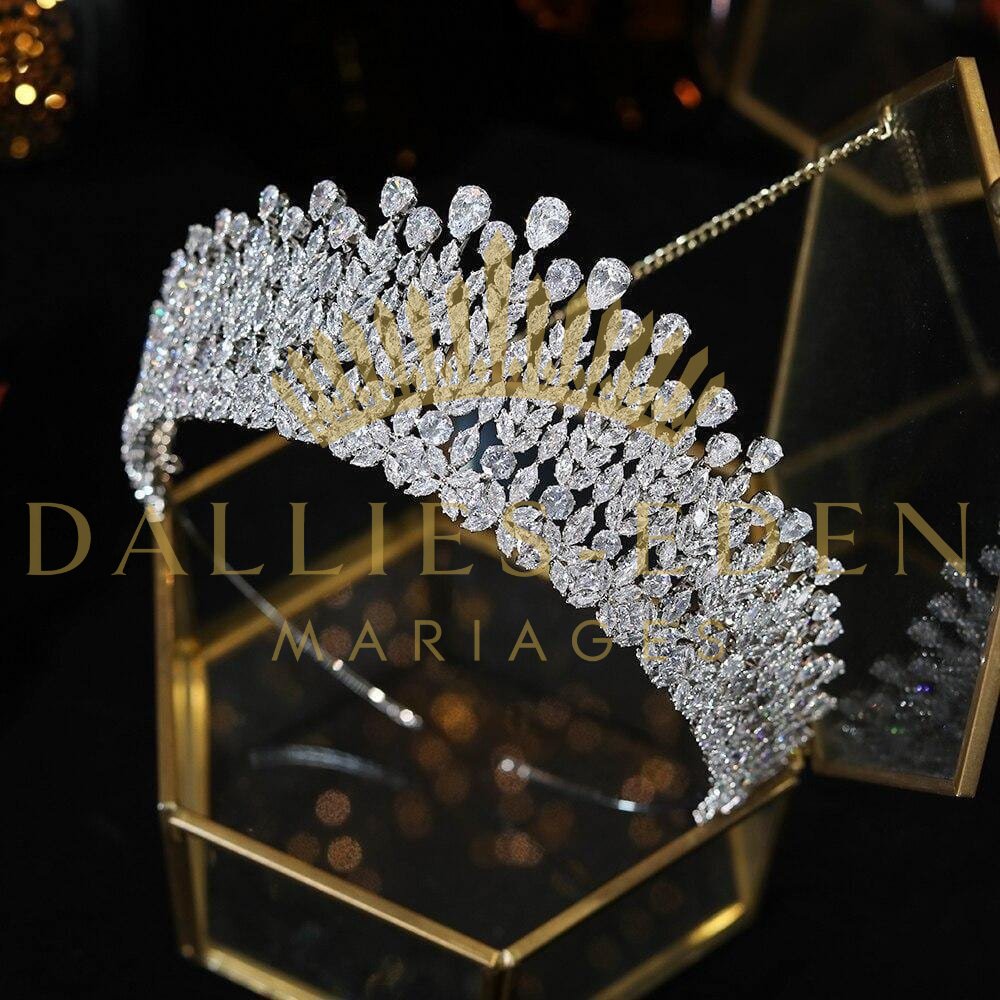 Diadème Mariage Swarovski - Dallies-Eden-Mariages