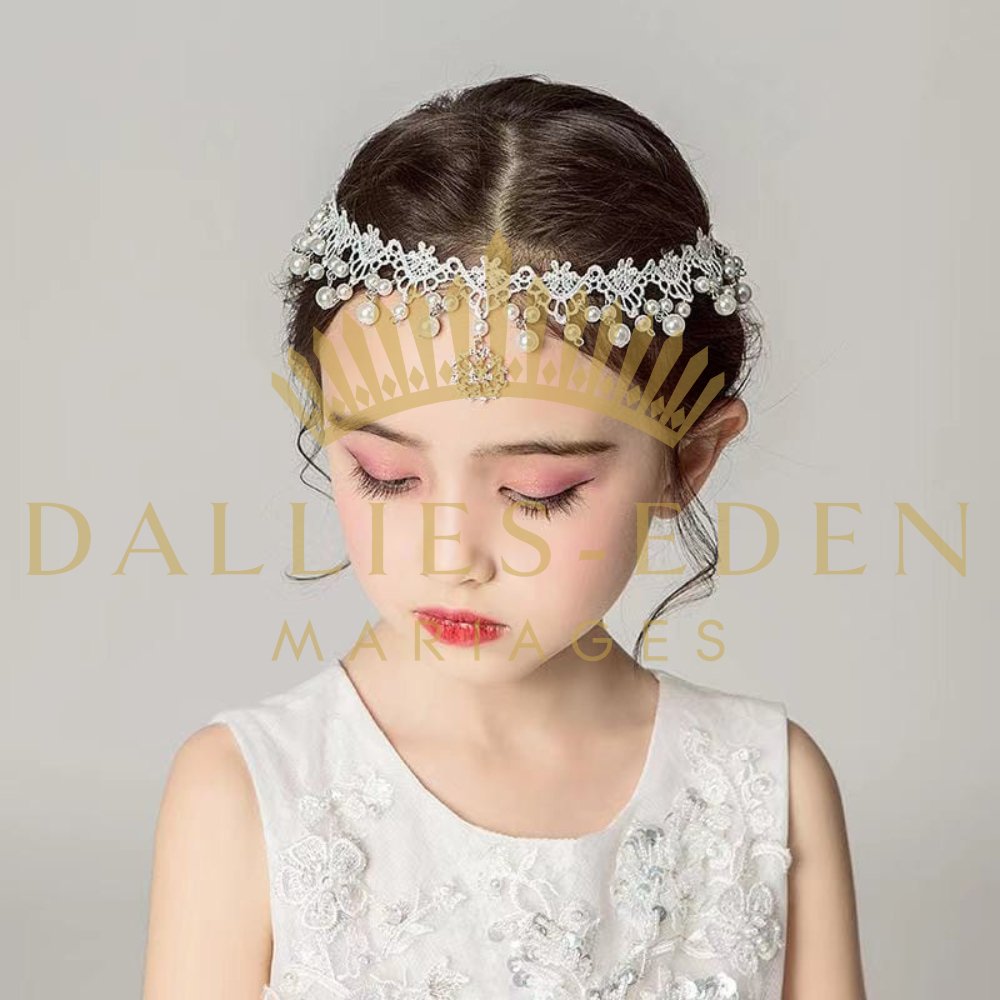 Diademe Petite Fille Mariage - Dallies-Eden-Mariages