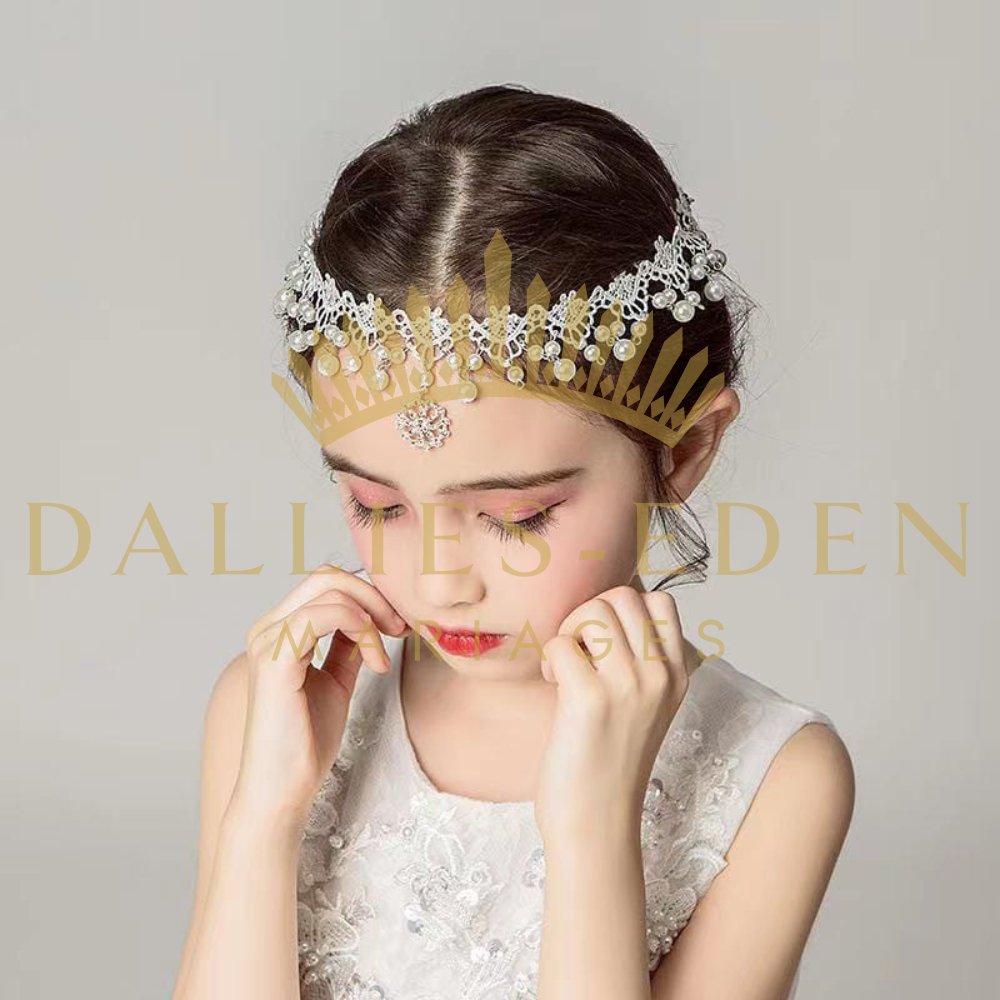 Diademe Petite Fille Mariage - Dallies-Eden-Mariages