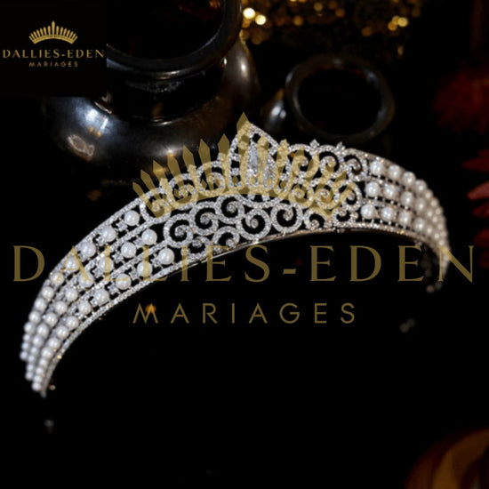 Diadème Zircon Cubic - Dallies-Eden-Mariages