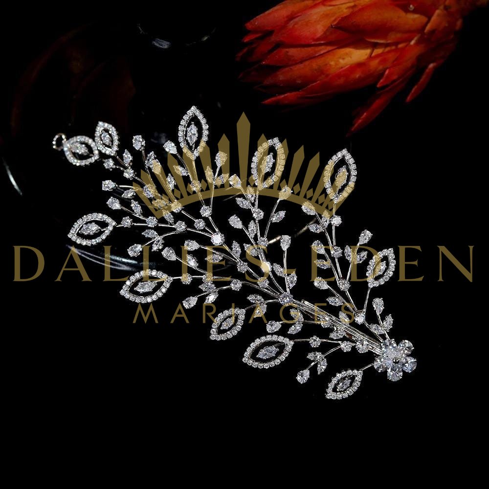 Headband Fleurs Mariage - Dallies-Eden-Mariages