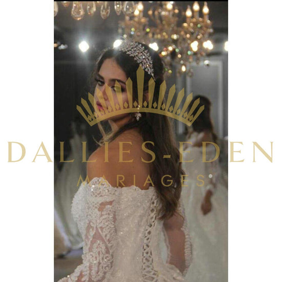 Headband Princesse Mariage - Dallies-Eden-Mariages