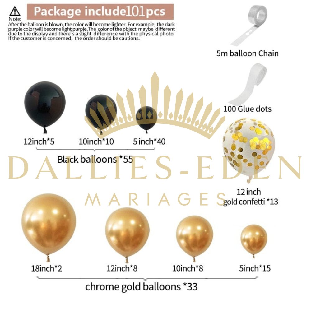 Kit Arche de Ballon - Dallies-Eden-Mariages