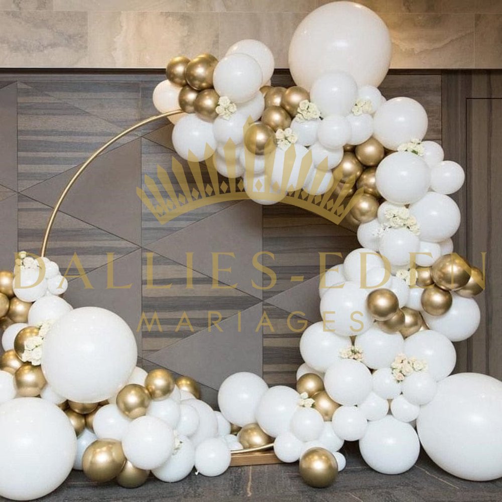 Kit Arche de Ballon Luxe - Dallies-Eden-Mariages