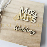 Livre D'or en Bois Mariage - Dallies-Eden-Mariages