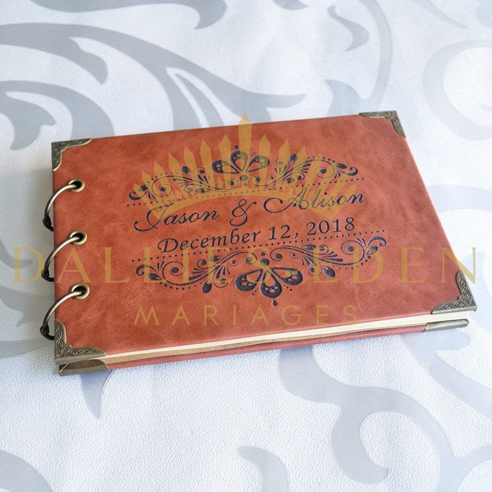 Livre d'Or Mariage a Personnaliser - Dallies-Eden-Mariages