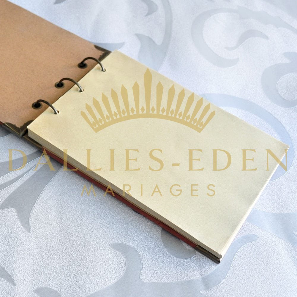 Livre d'Or Mariage a Personnaliser - Dallies-Eden-Mariages