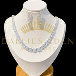 bijoux-diademe Parure Femme 2 pièces Parure Collier et Boucle d'Oreille Mariage