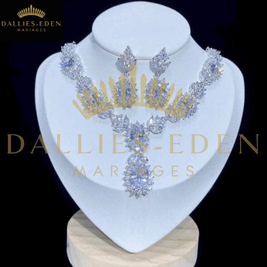 bijoux-diademe Parure Femme 2 pièces Parure Femme Zircon