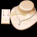 bijoux-diademe Parures de bijoux Argentée Parure Fine de Mariage