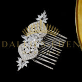 bijoux-diademe Peigne à cheveux Argentée Peigne à Cheveux Vintage